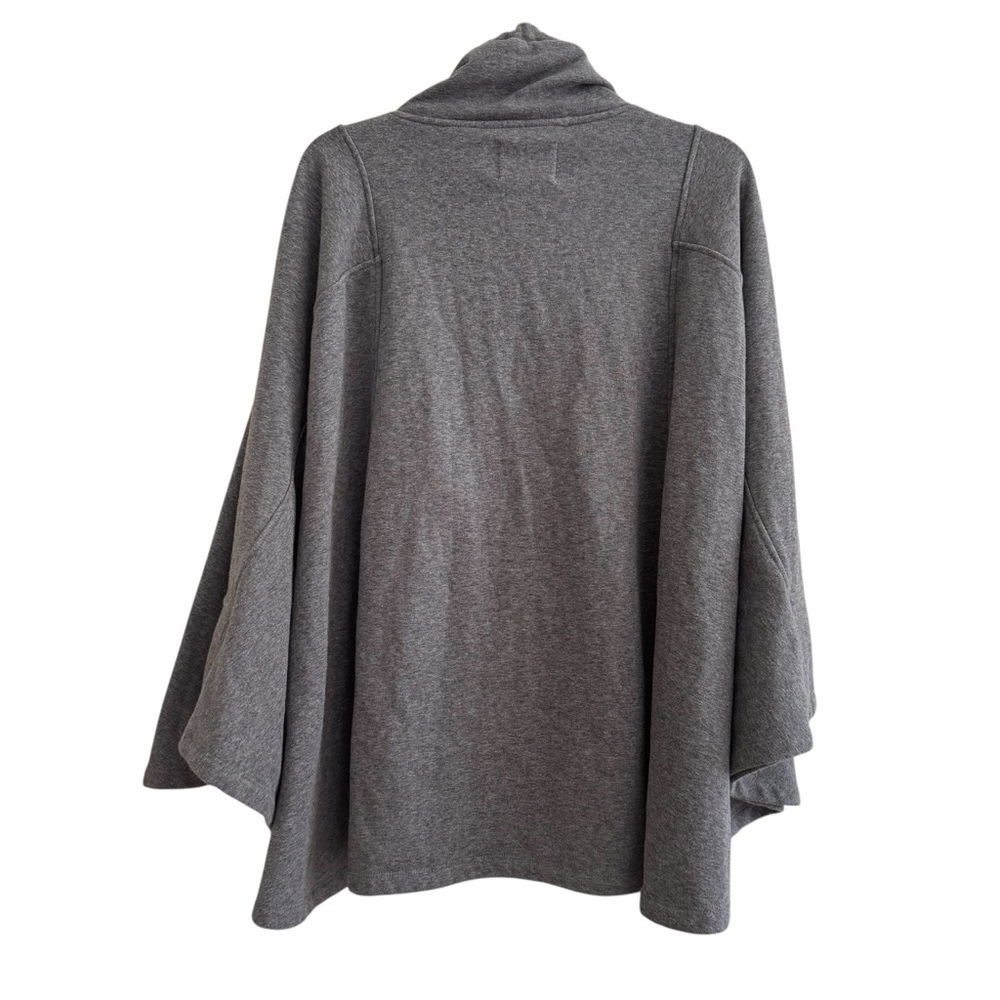 UGG Gray Pichot poncho super soft High neck Layering Minimalist Coastal XS/S - Picture 6 of 9